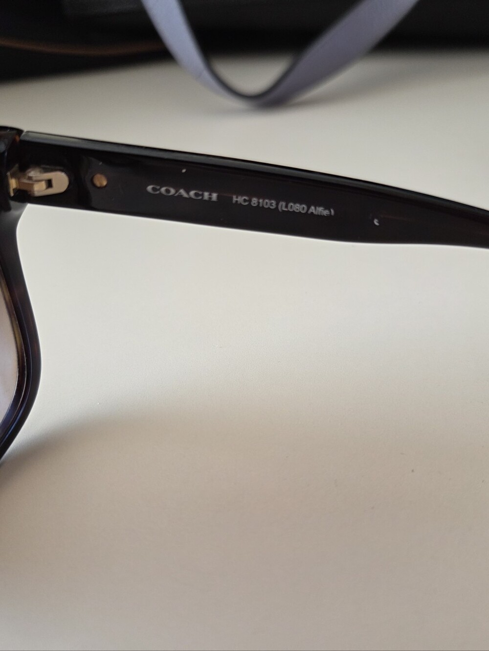 Coach Brown Tortoise Frame Sunglasses, HC 8103 (L080 alfie) - Picture 5 of 8